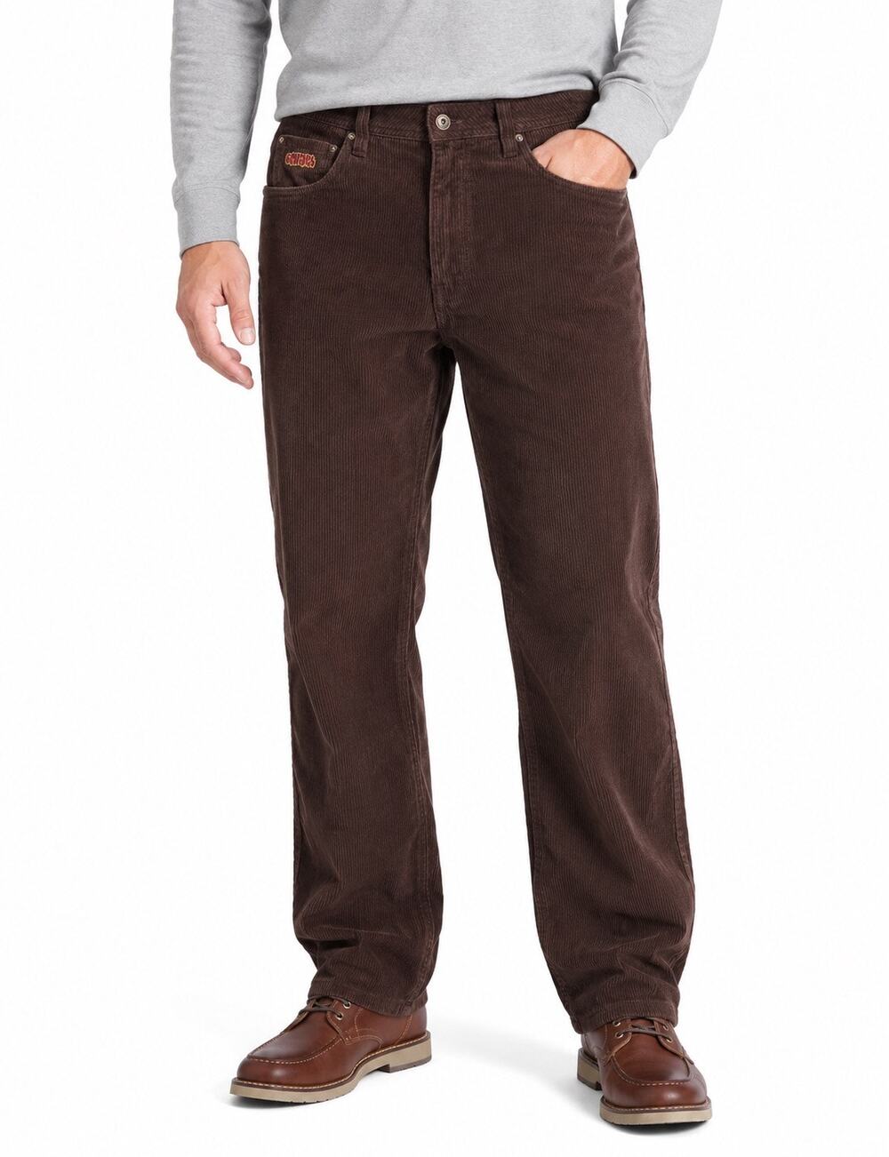 Empire Men's Corduroy Pants Brown Corduroy 34x30 100% Cotton